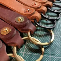 5AM Leather Lanyard Keychain